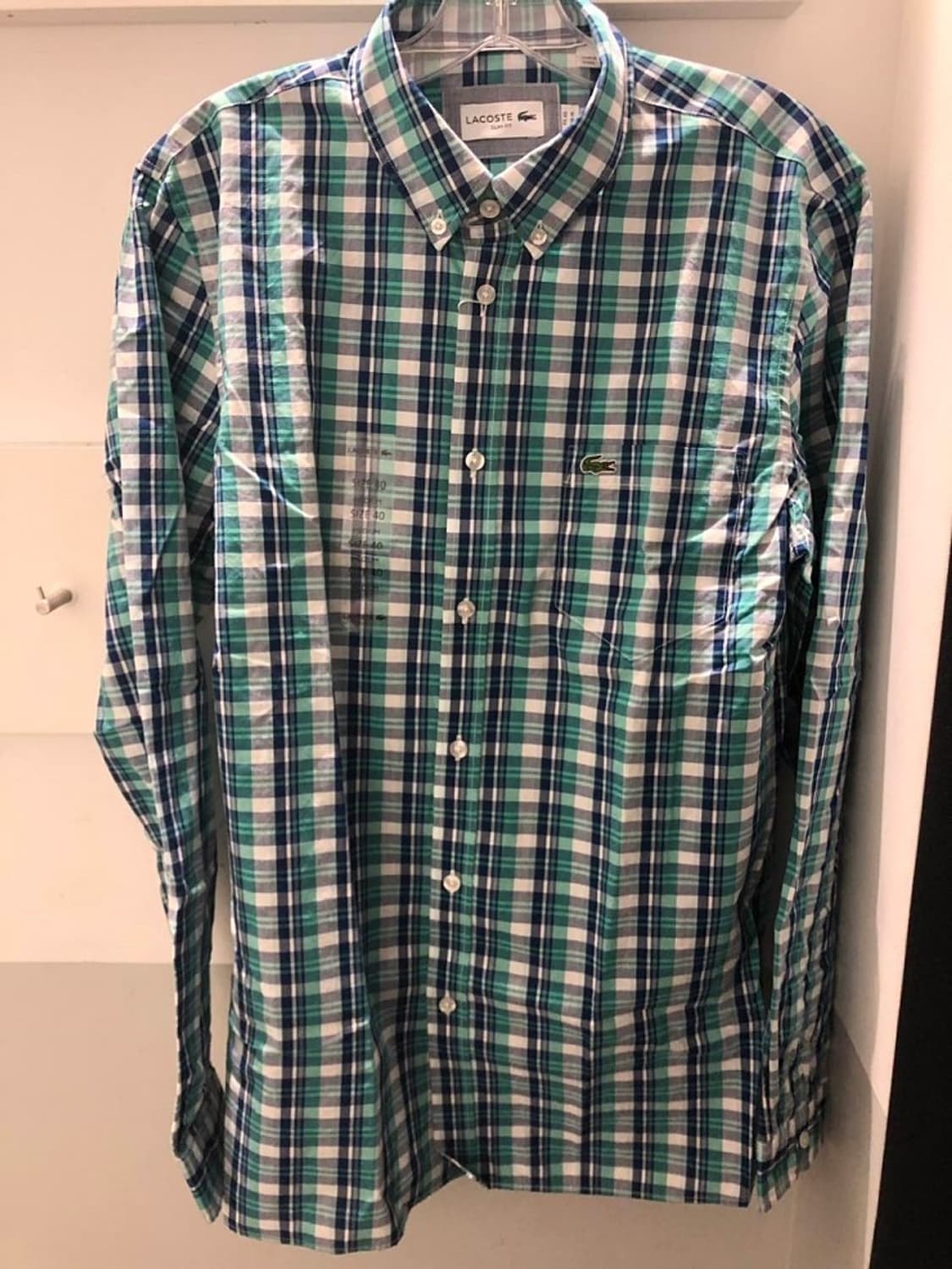 (100) 라코스테 남성체크셔츠 남방I폴로.아미.버버리.앤더슨벨.apc. 상품이미지2
