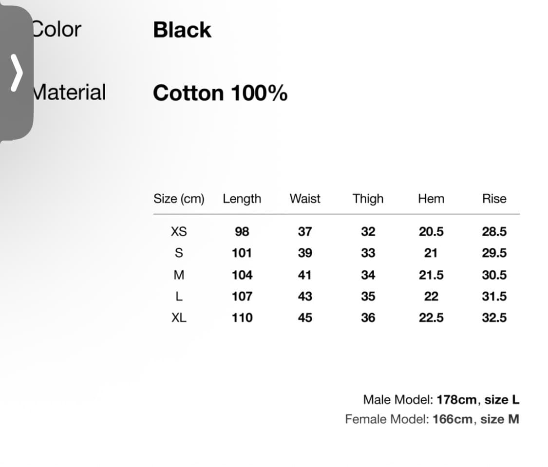 레귤러 진 블랙 데님 팬츠 xl 상품이미지7