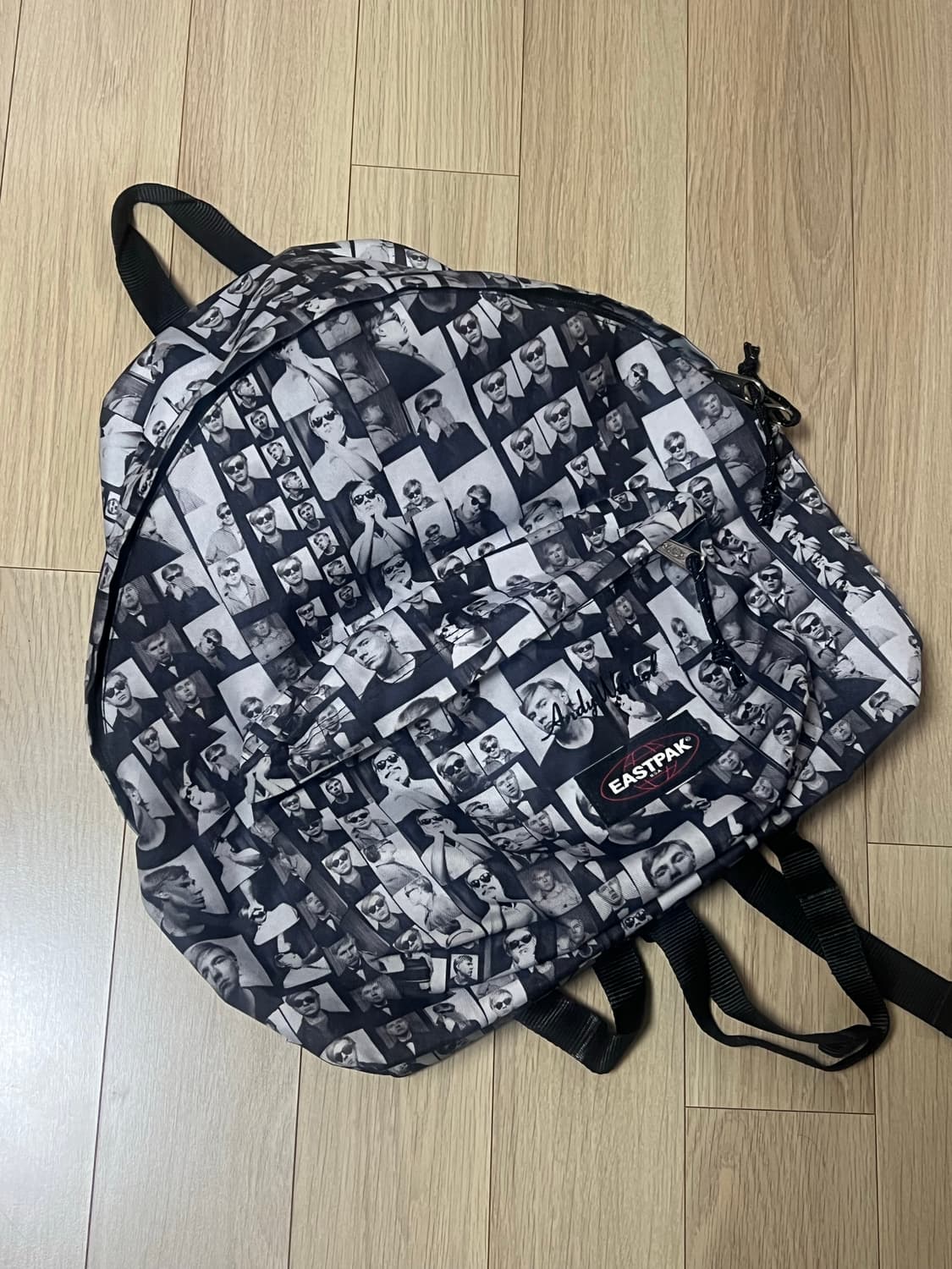 이스트팩 패디드 파커 X 앤디 워홀 백팩 상품이미지2