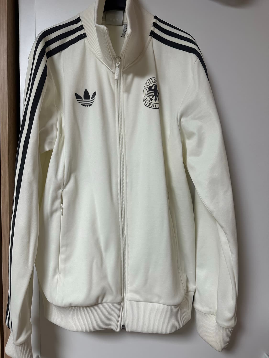 아디다스 독일 베켄바우어 트랙 탑 오프 화이트 M 상품이미지4