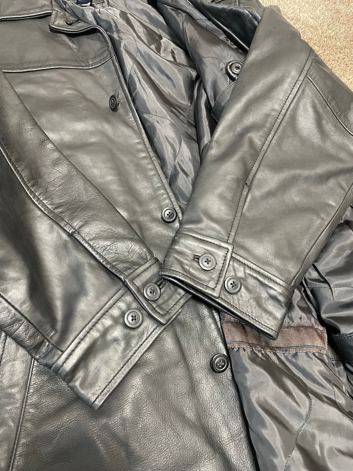 빈티지 올드갭 레더 카코트 old gap 상품이미지6