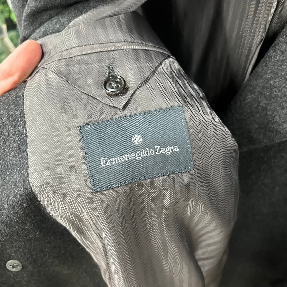 에르메네질도제냐 캐시미어100% 싱글코트 52 상품이미지4