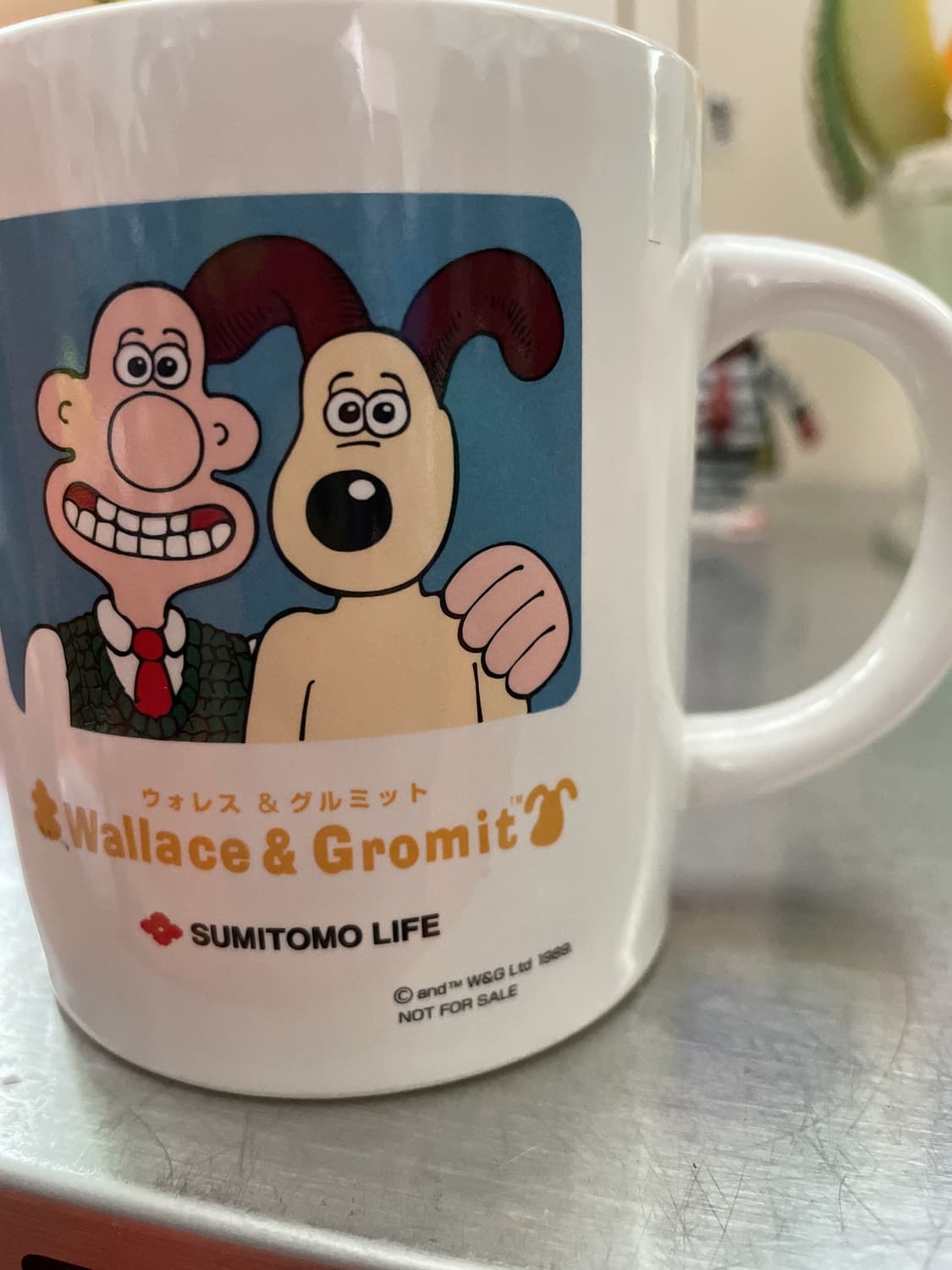 빈티지 월레스와 그로밋 머그컵 상품이미지3