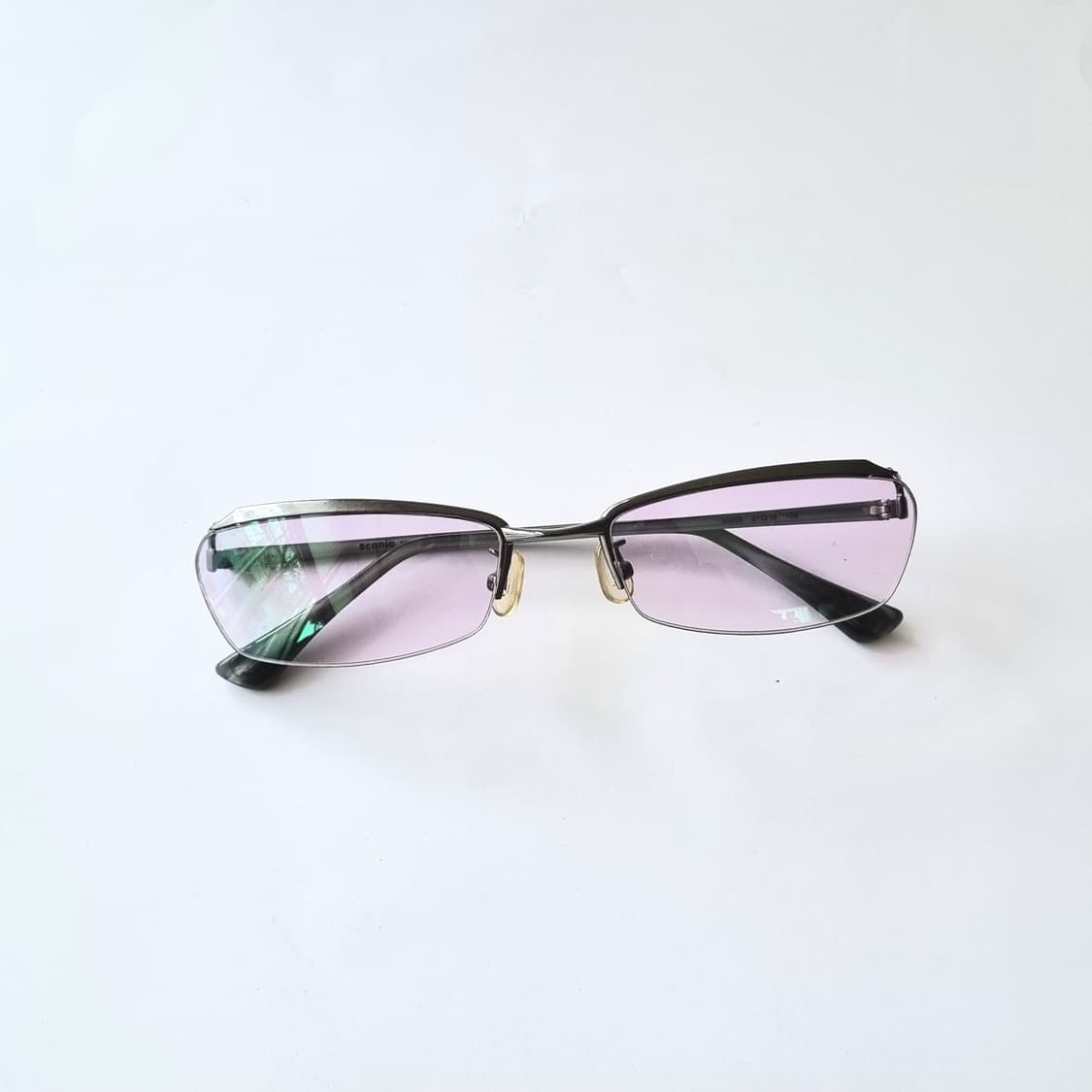 데드스탁 Y2K 긱시크 반무테 안경테  652 상품이미지1