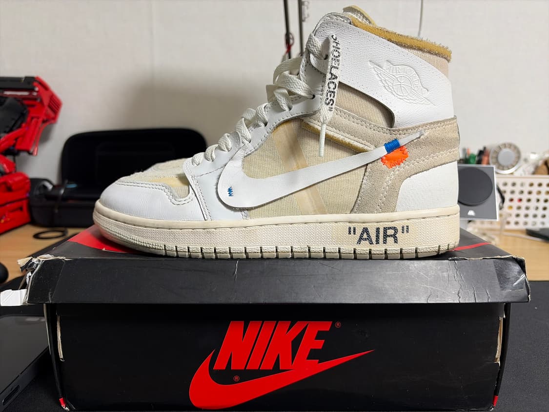 오프화이트 조던 1 유로 상품이미지1