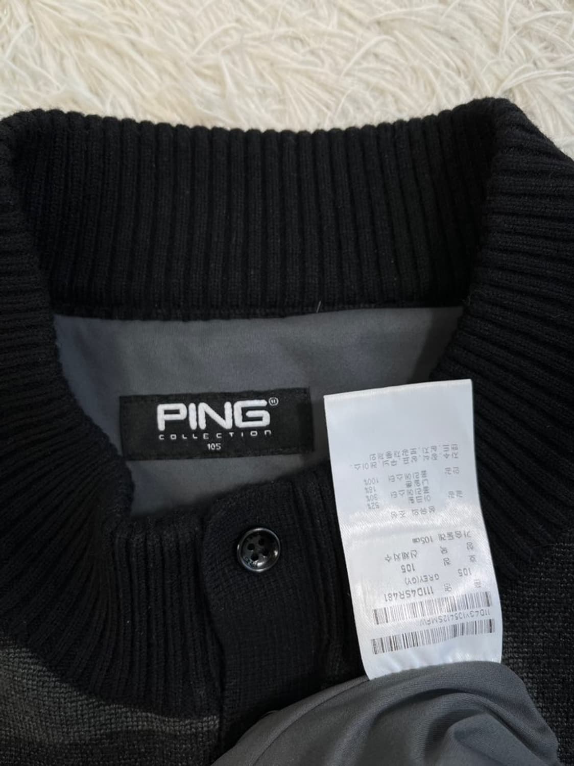 핑 골프 자카드 방풍 반버튼 긴팔 니트/#611 상품이미지4