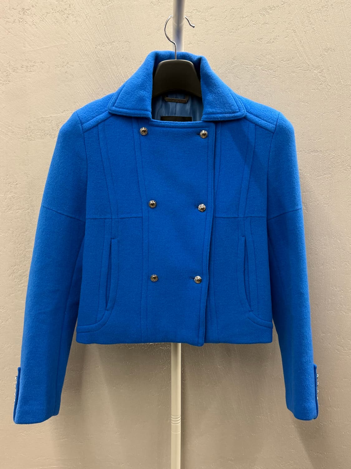 Time 파란색 더블코트 L 상품이미지2