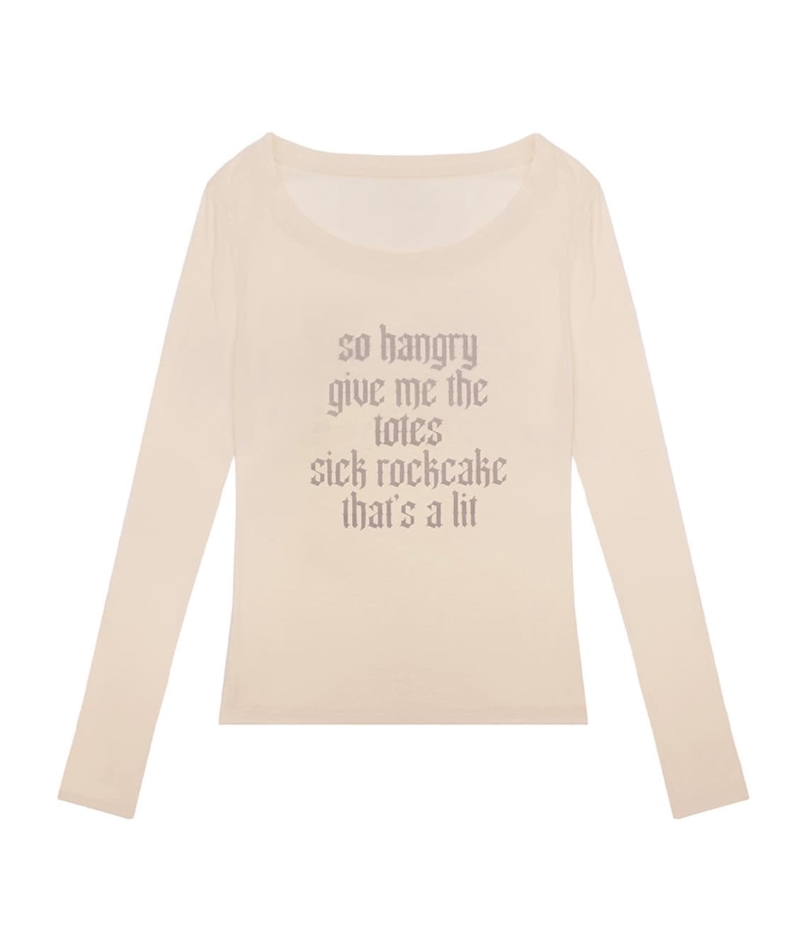 락케이크 Funk Mesh Top - Cream 상품이미지3