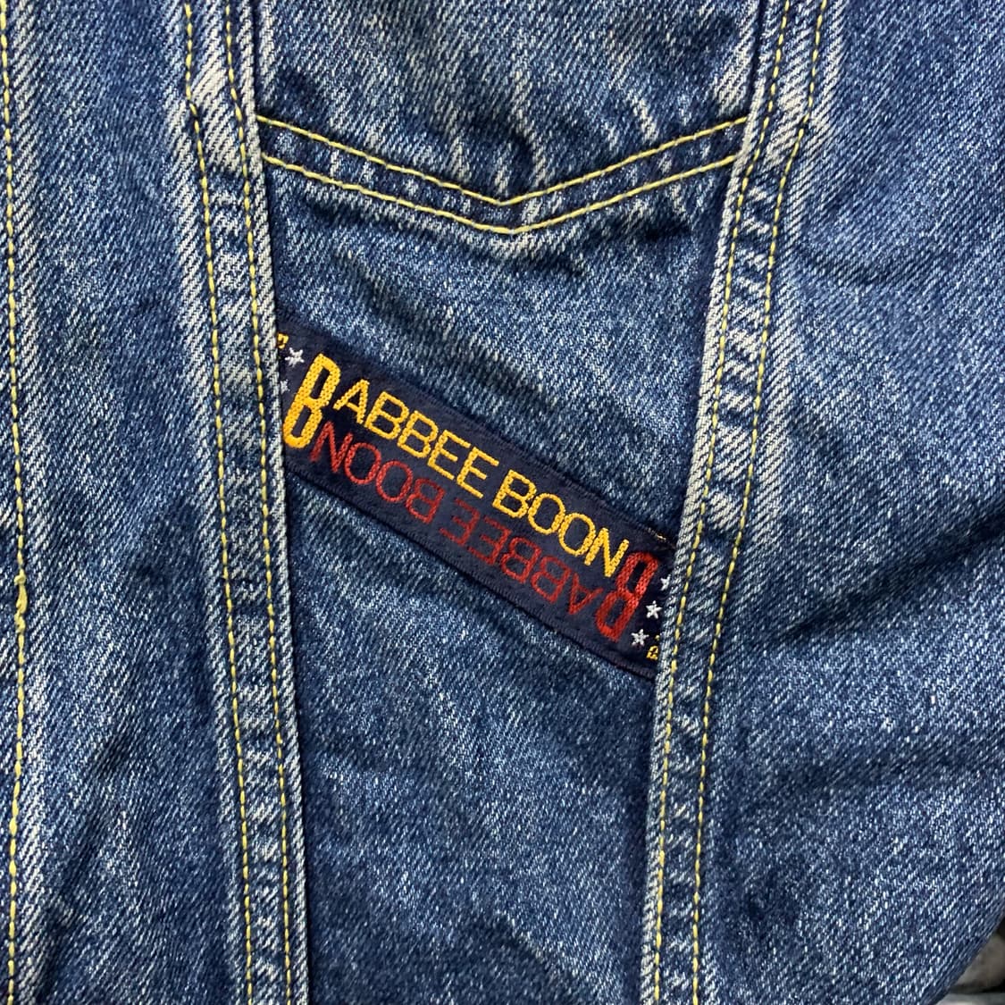 [M] VTG 패치워크 데님 트러커 재킷 상품이미지5