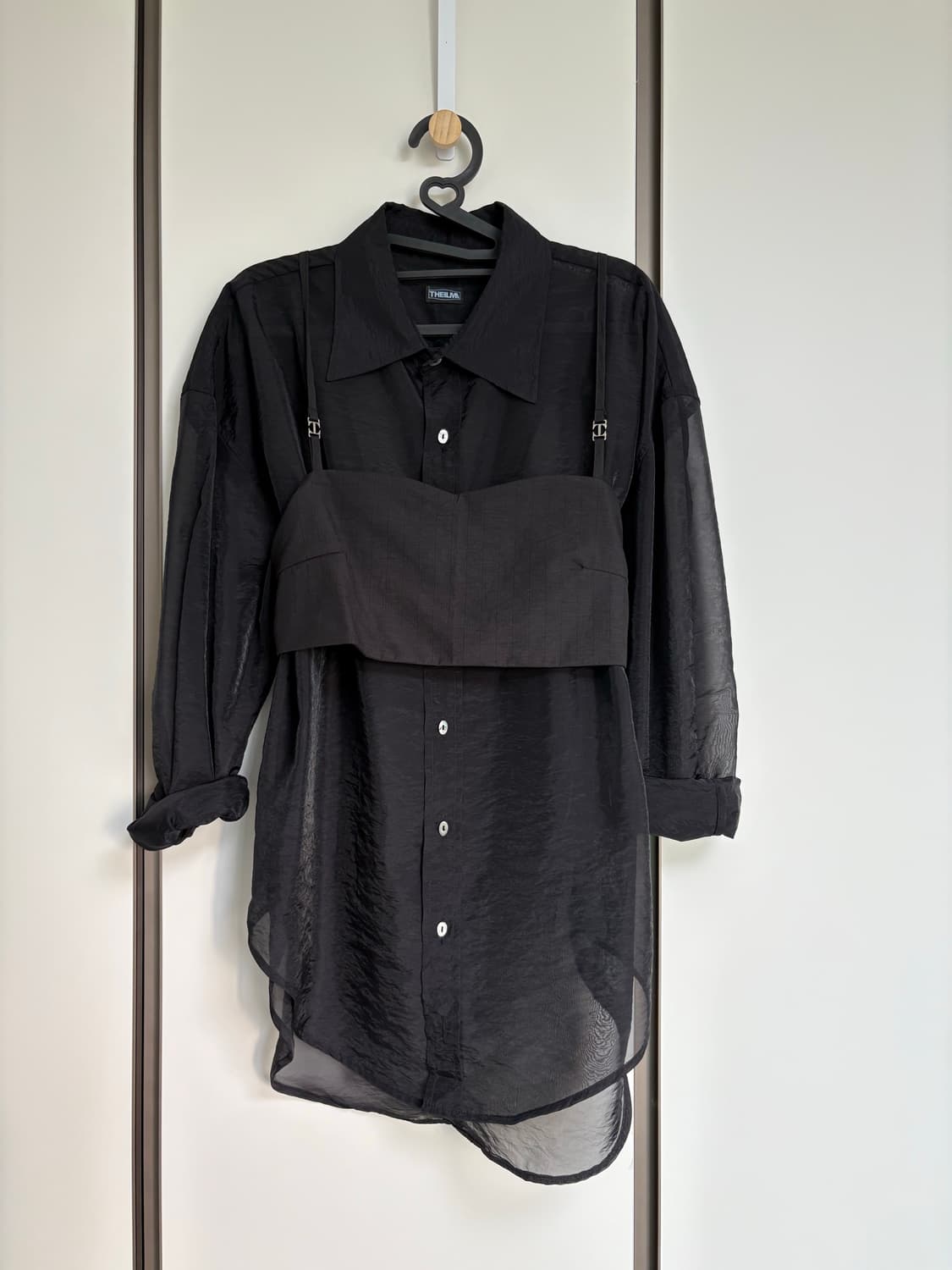 더일마 시스루 셔츠 상품이미지1