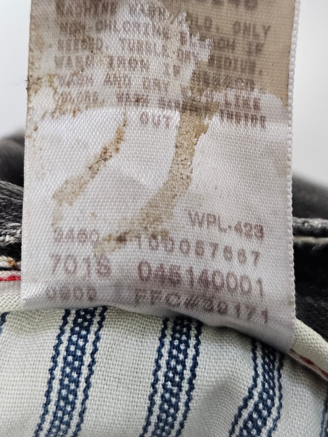 00s 리바이스 514 워싱 블랙 데님팬츠 청바지 흑청 빈티지진 34 상품이미지7