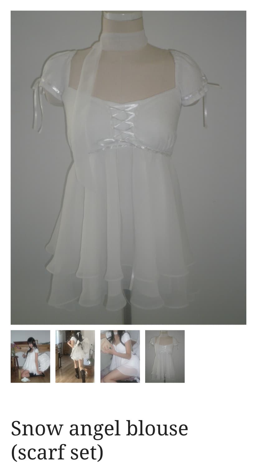 Angelnumber555 snow angel blouse 상품이미지1