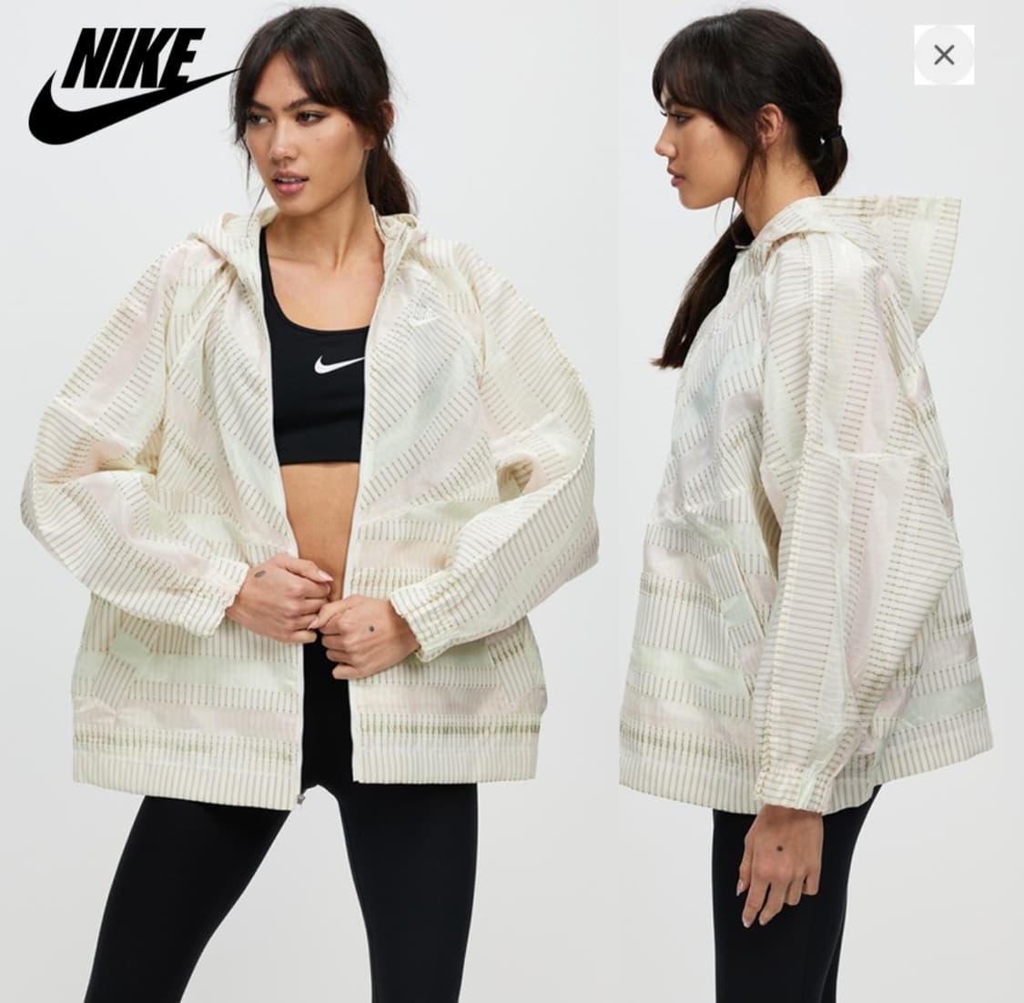나이키 스트라이프 얼스데이 여성 후드 바람막이 상품이미지1