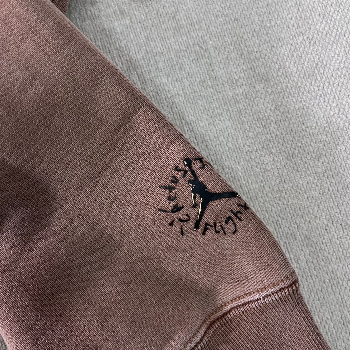 105 조던 x 트래비스 스캇 앤티크 브라운 후드티 상품이미지7