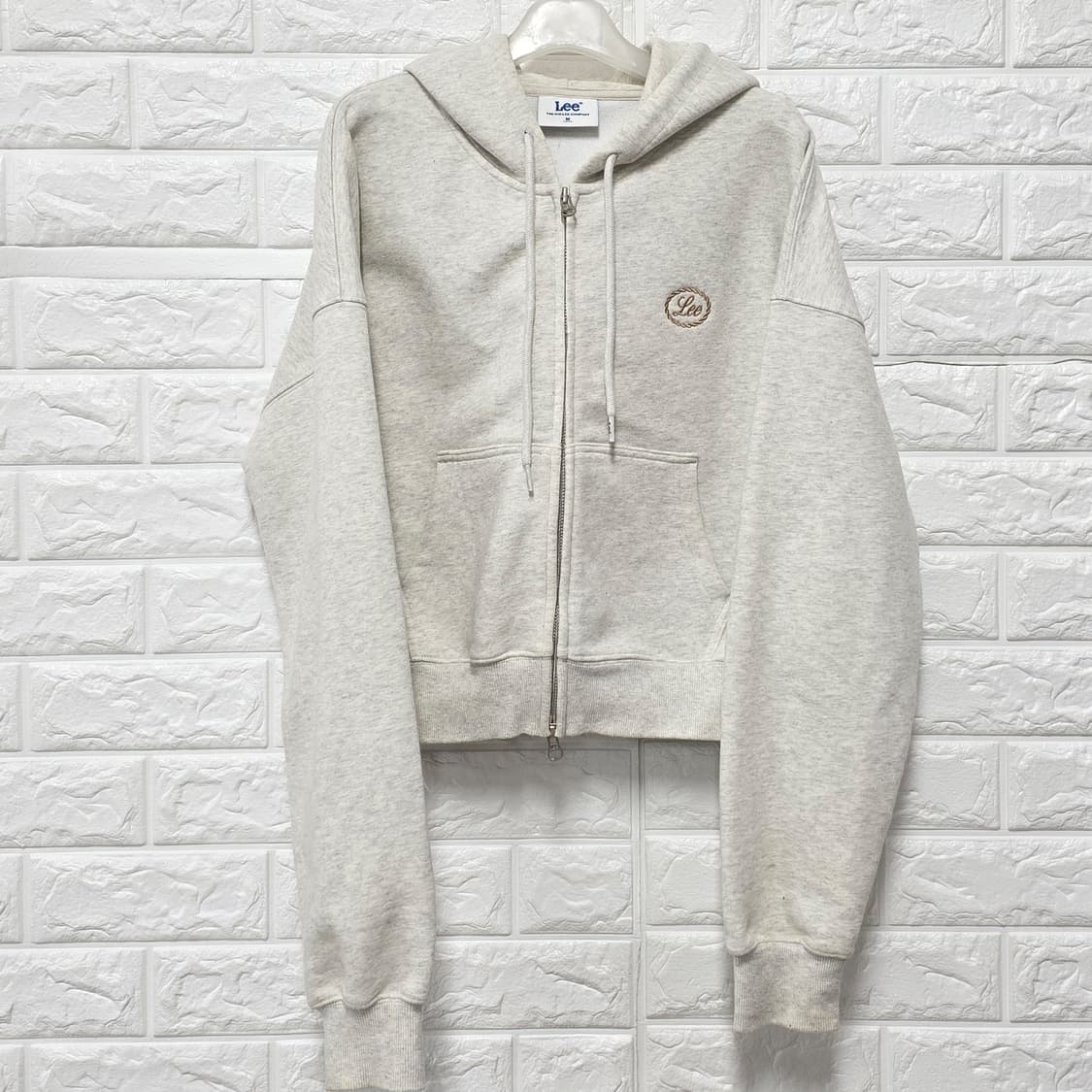 택포) 22s Lee 크롭 후드 집업 M 상품이미지1