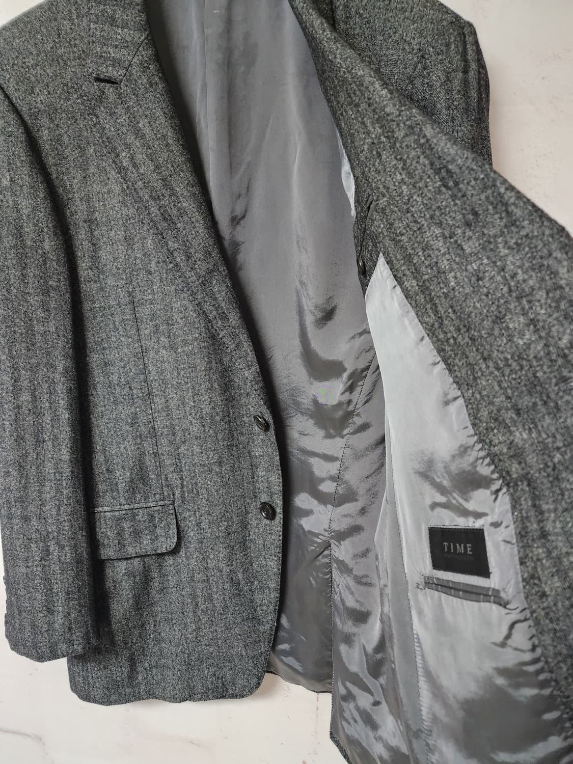 타임 남성 헤링본 자켓 상품이미지7