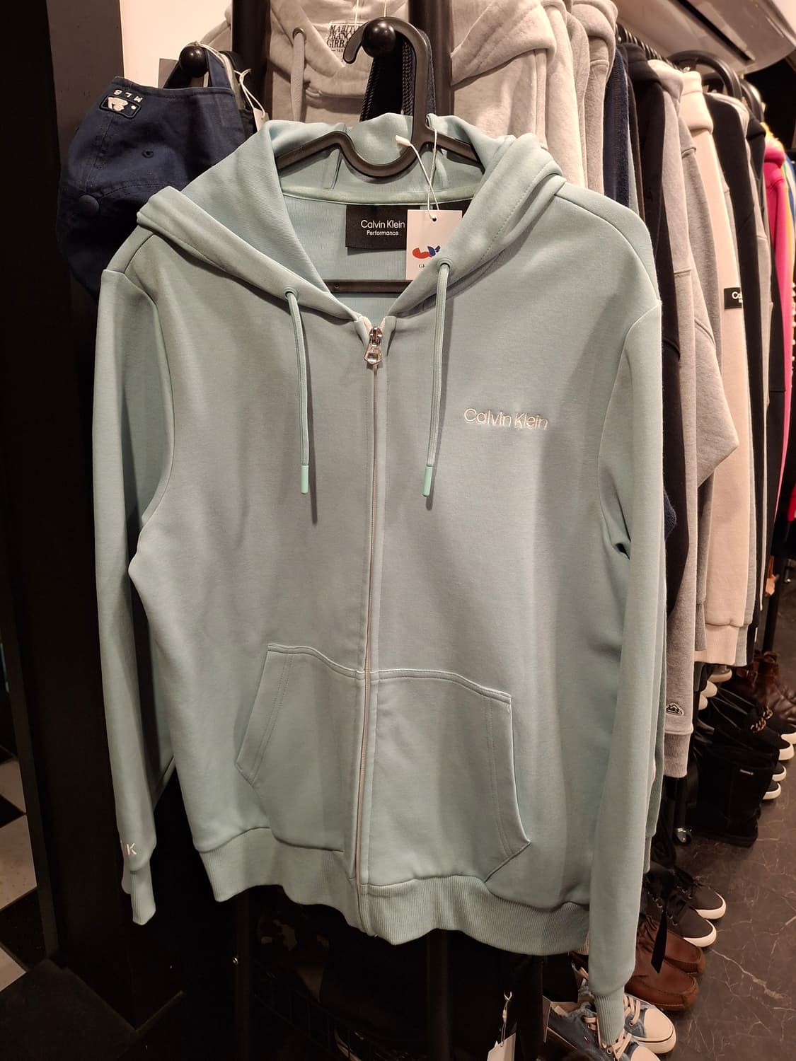 (마지막특가) 캘빈클라인 후드집업 m 민트 상품이미지1