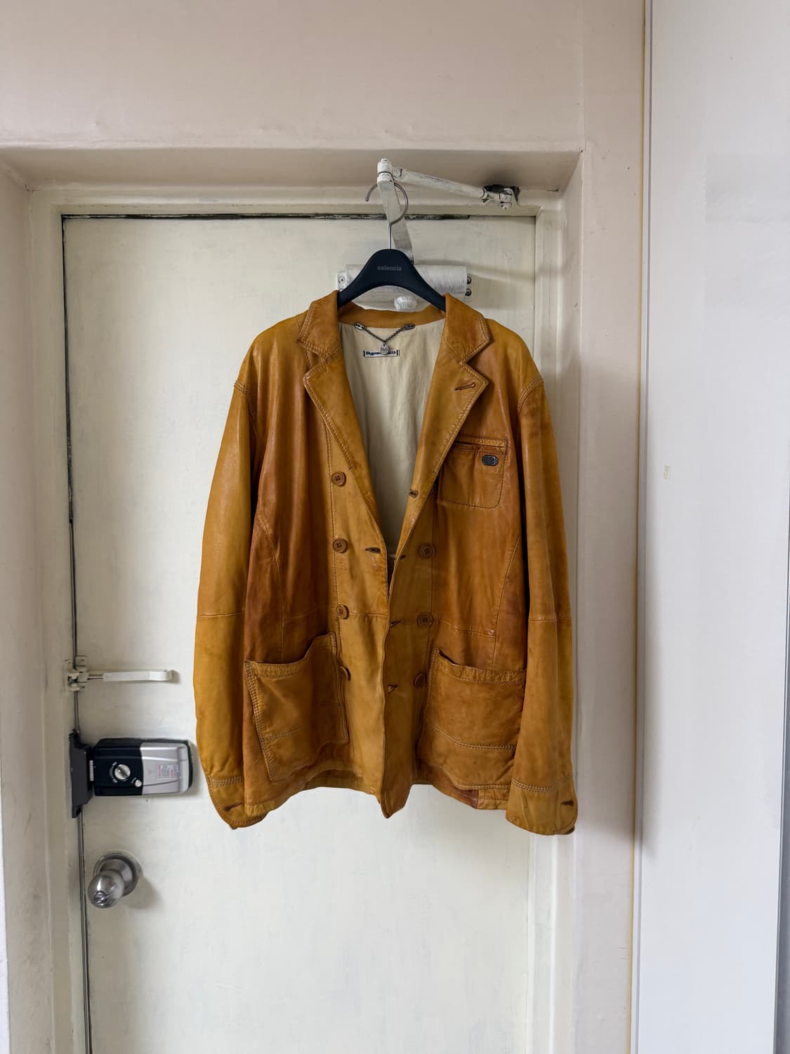 Diesel lambskin double breasted jacket 상품이미지2