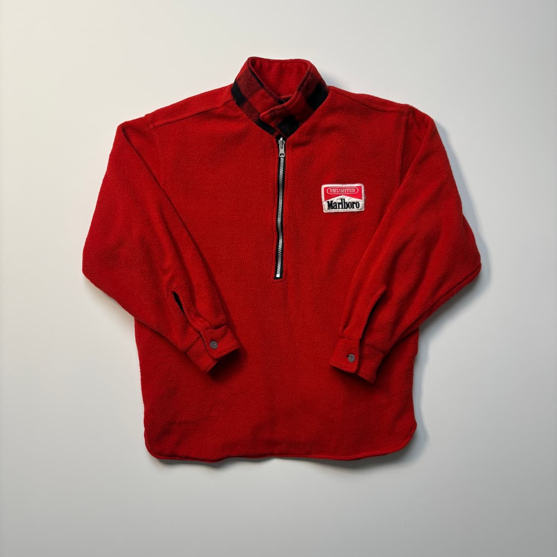 [M~L] 말보루 리버시블 하프집업 플리스 상품이미지1