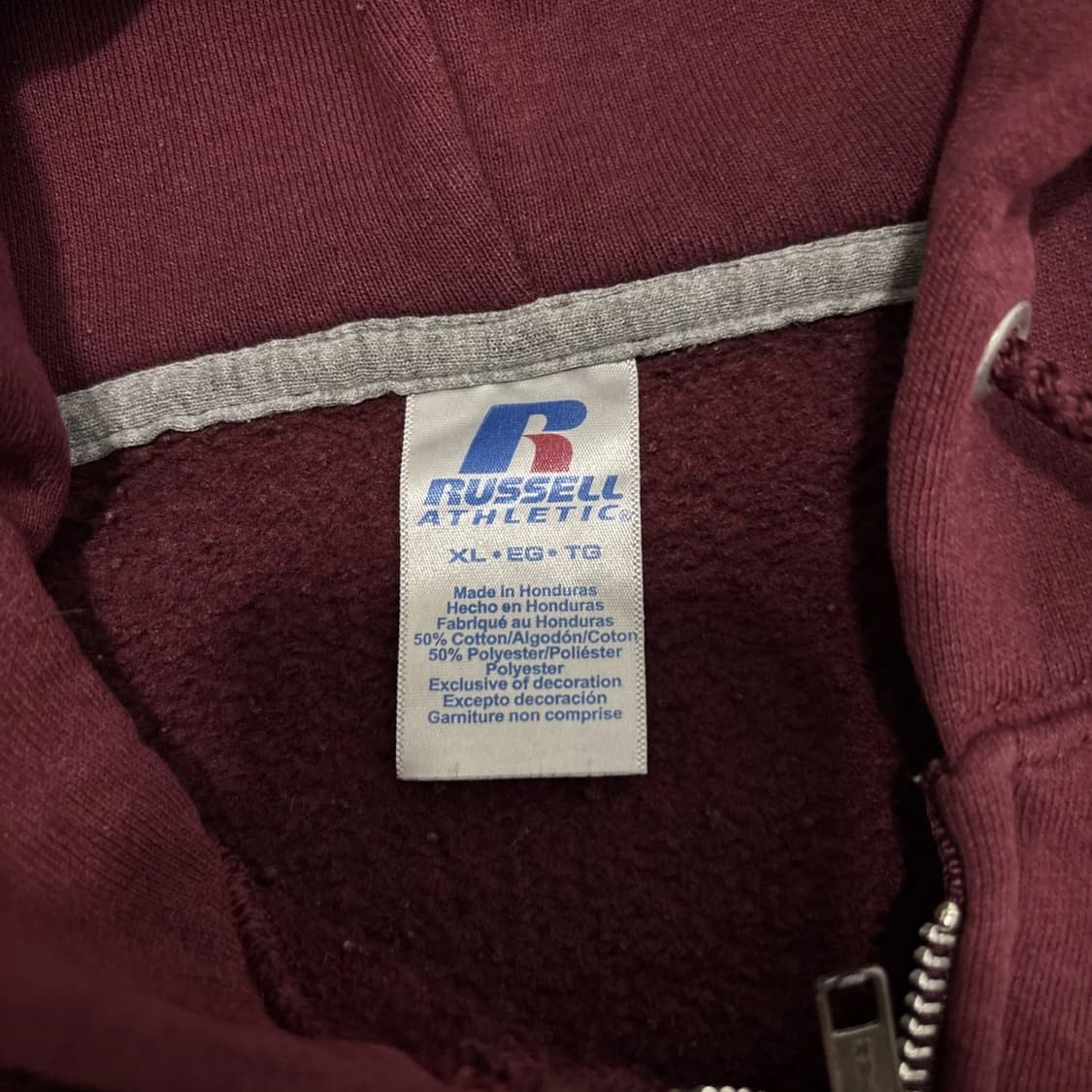 러셀 애슬레틱 빈티지 집업 후디 상품이미지2