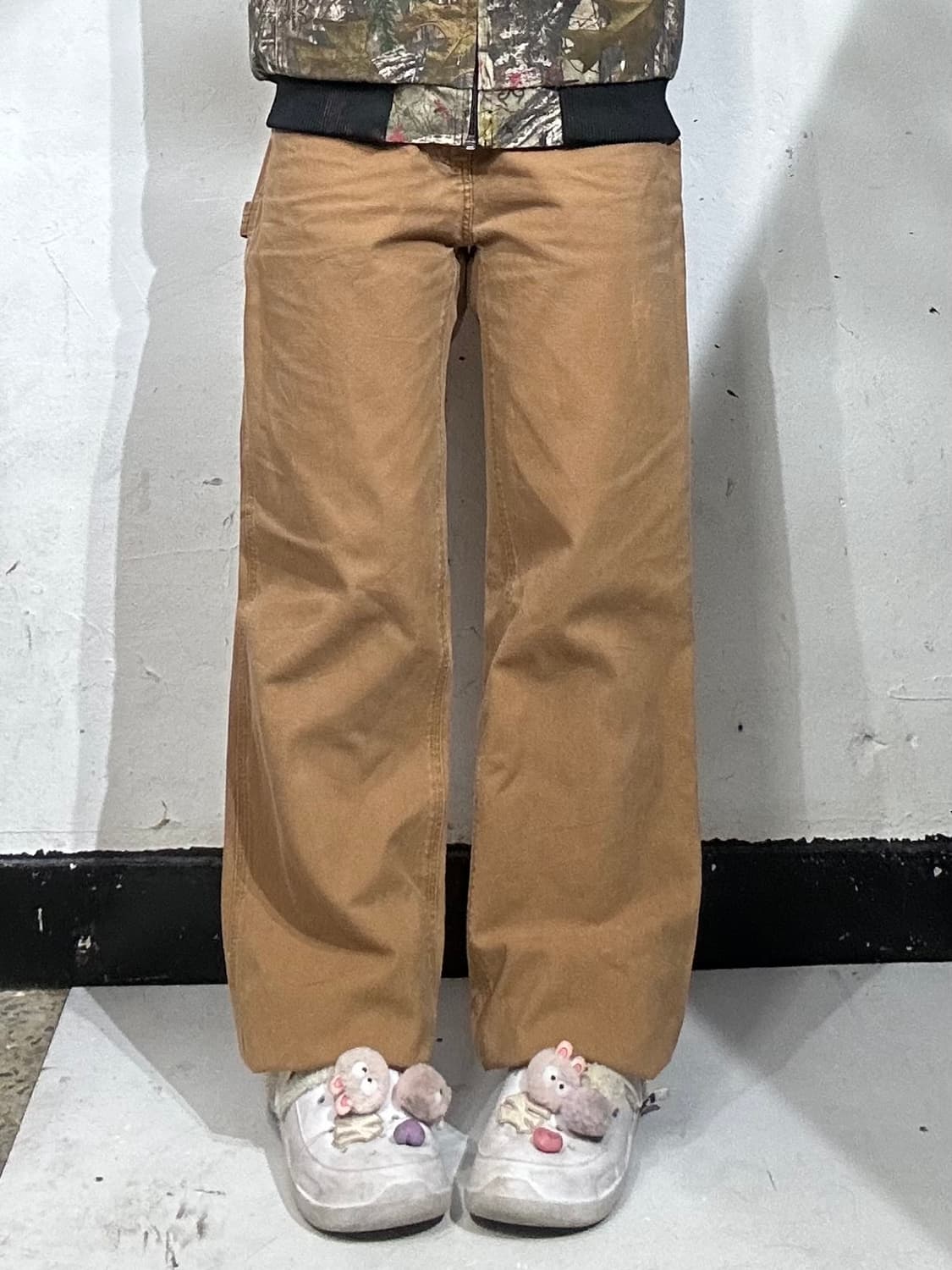 칼하트 된장 워크 데님 팬츠 카펜터 와이드 바지  상품이미지2