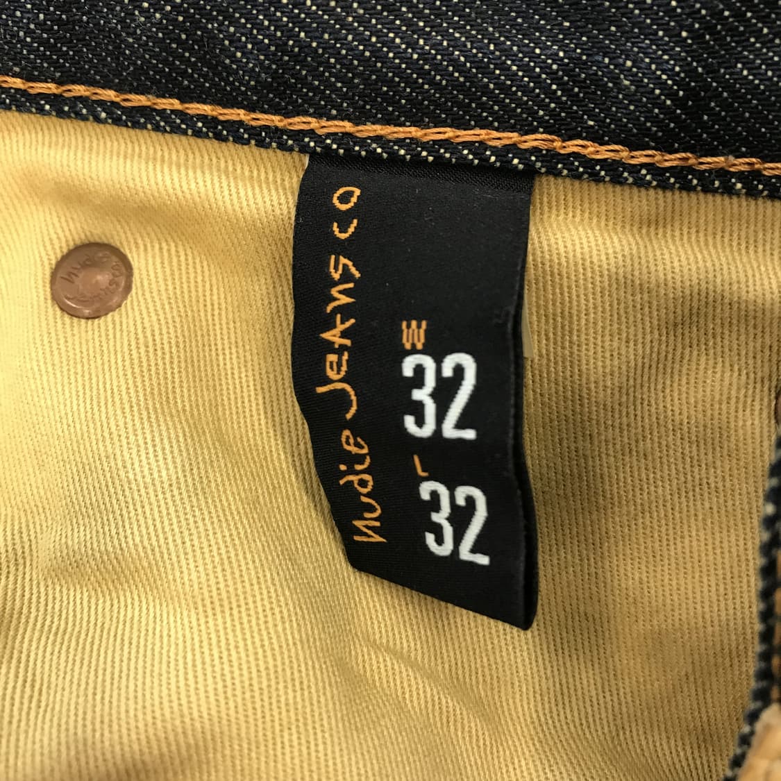 누디진 그림팀 딥쉐이드 청바지 [32x32] 상품이미지6