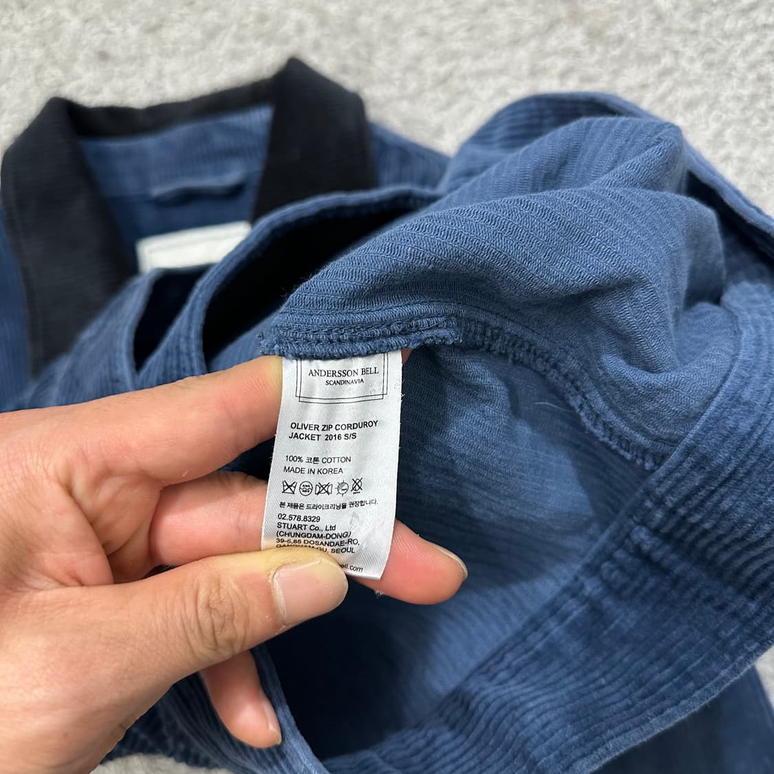 [95] 앤더슨벨 코듀로이트래커자켓 상품이미지5
