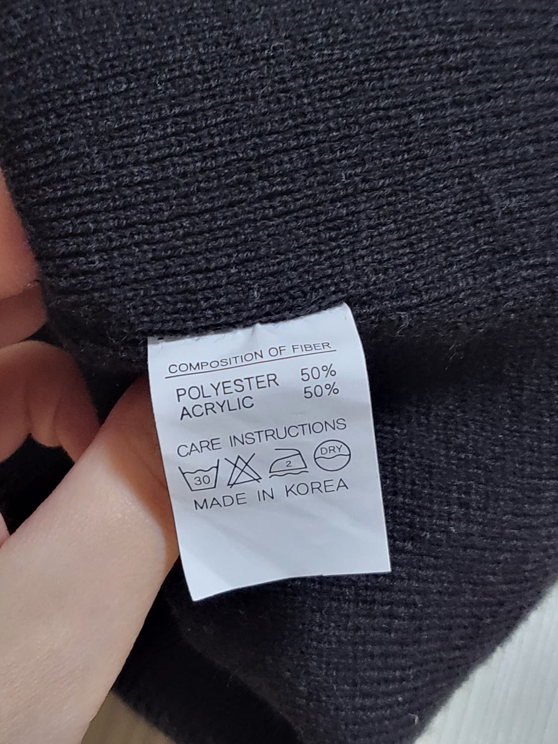 블랙업 플리스 도트 비니 상품이미지4