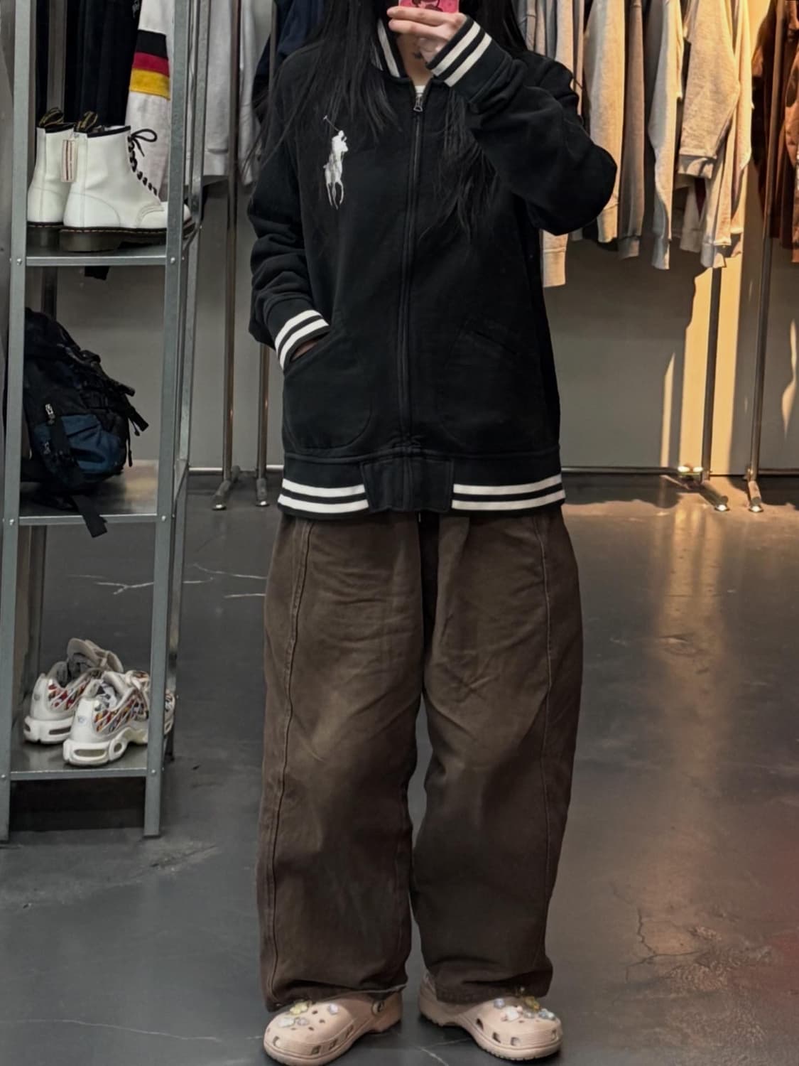 폴로랄프로렌 빅포니 바시티자켓 A3233 상품이미지1