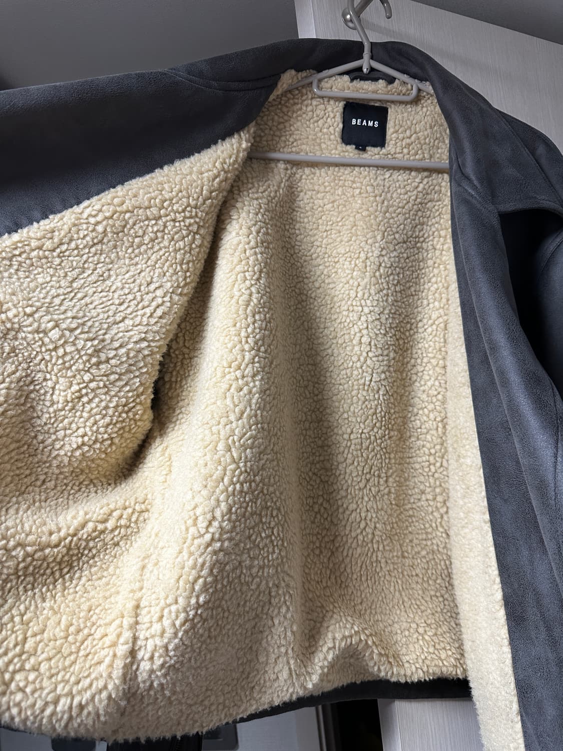 [빔즈] 비건 레더 라이더 자켓 상품이미지3