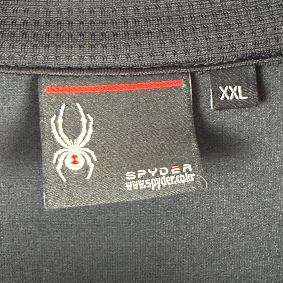 2XL) 스파이더 트랙탑 져지 블랙 상품이미지3