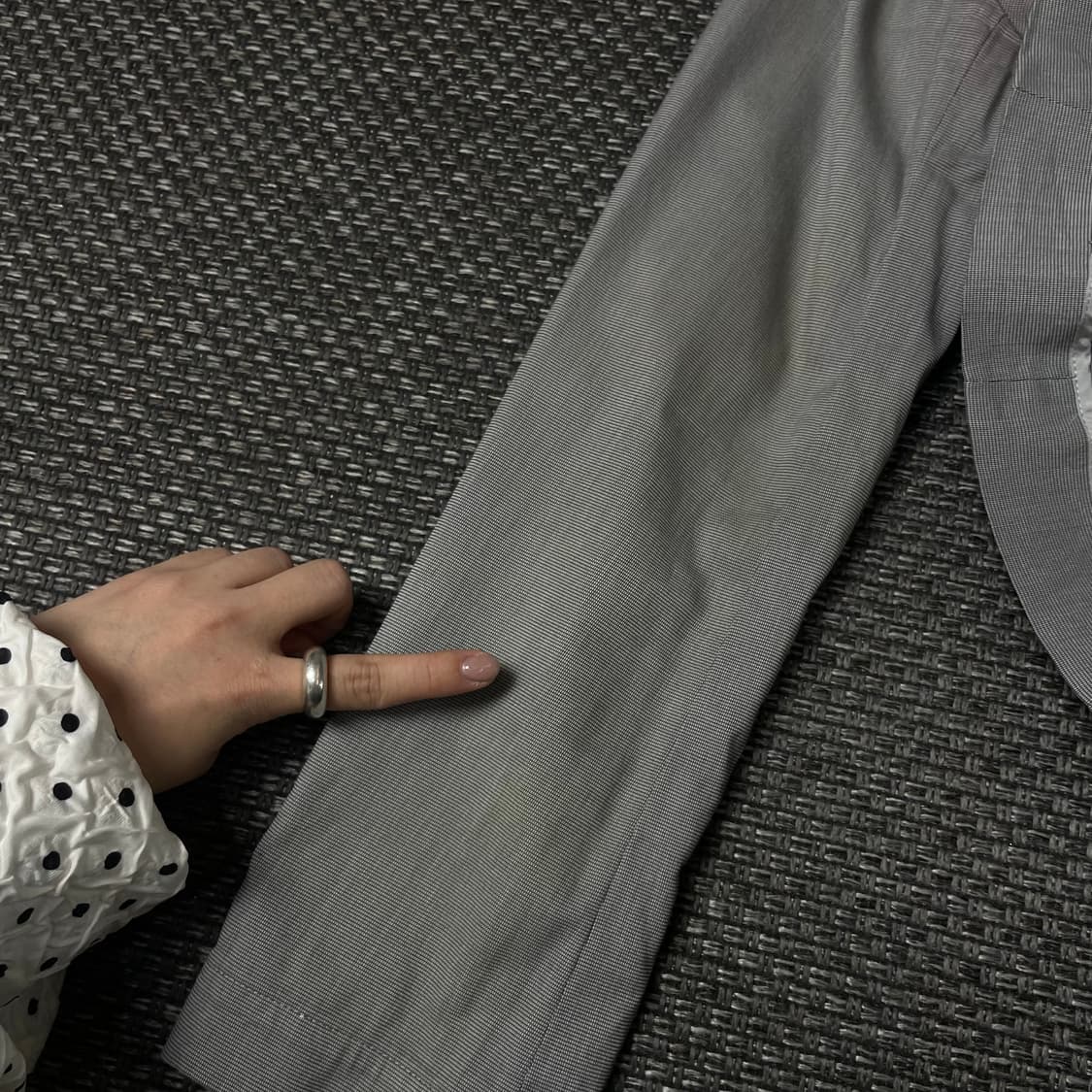 버버리 그레이 블레이저 자켓 40 상품이미지7