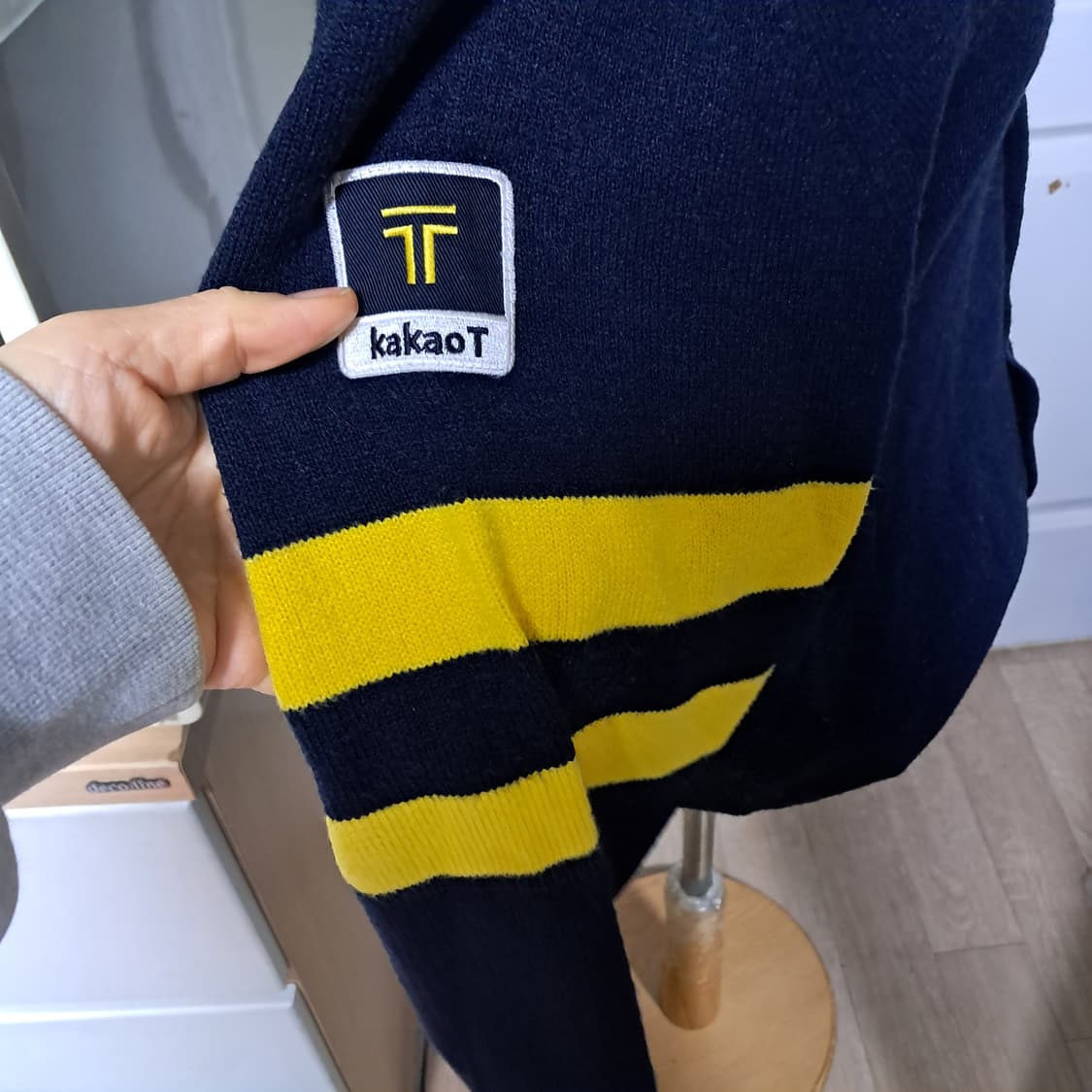 헤지스 골프 카카오 남성 네이비 가디건 100~날씬105 상품이미지5