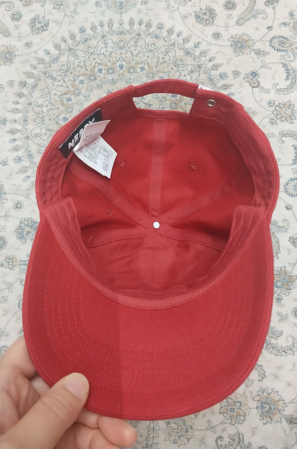NERDY 널디 레드 볼캡 F 상품이미지6