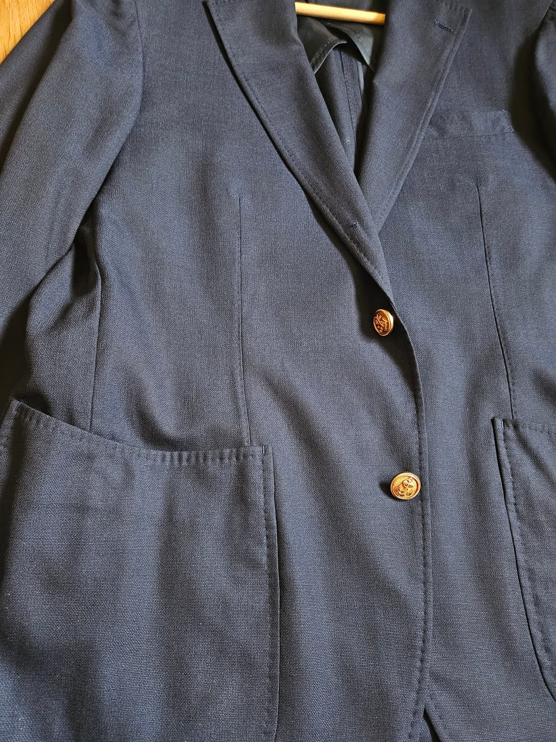 링자켓 울실크 블레이저 금장자켓 상품이미지4