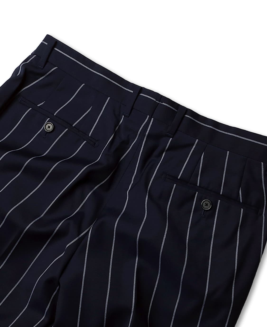 맨온더분 [Man On The Boon] 네이비 스트라이프 더블 수트 상품이미지9