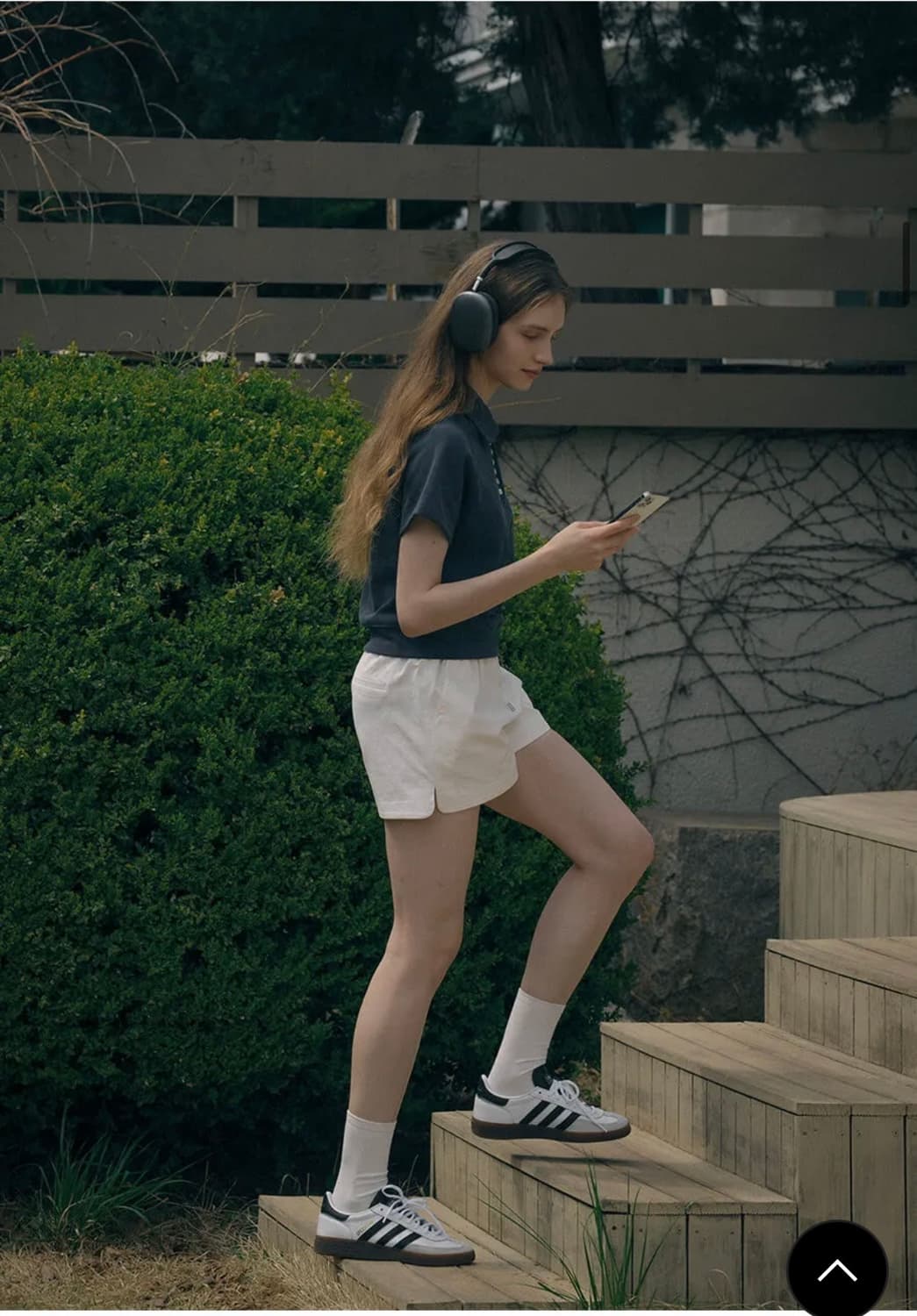 노운베러 카라 포인트 하프 스웻셔츠 피케이 크롭 반팔 티셔츠 상품이미지3