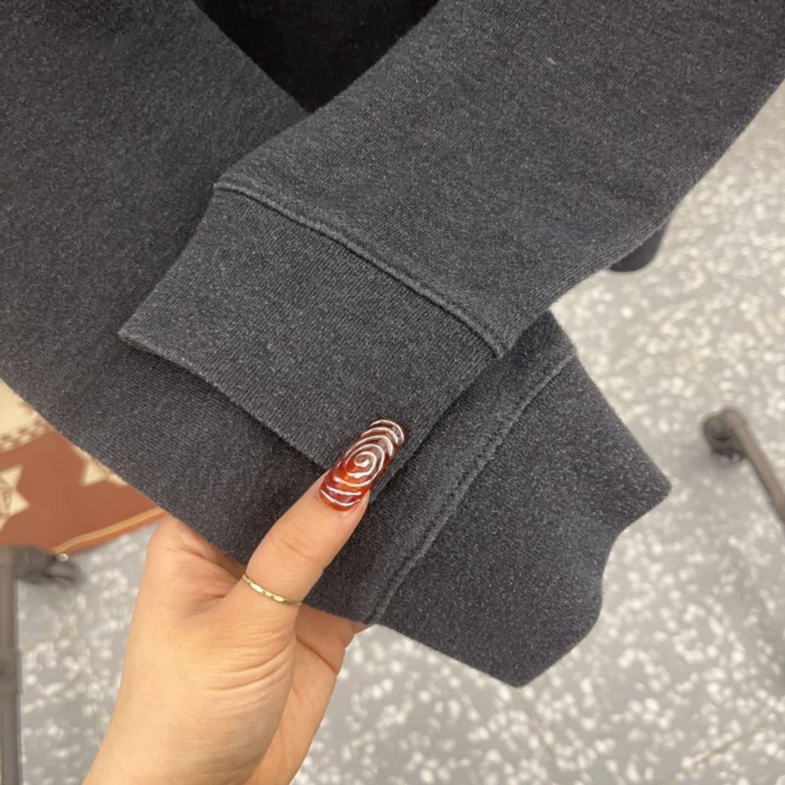 갭 올드스쿨 빈티지 핑크로고 약기모 후드티 L C09434 상품이미지7