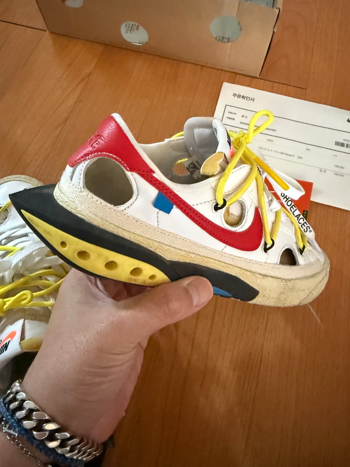 나이키 x 오프화이트 블레이저 로우 77 상품이미지4