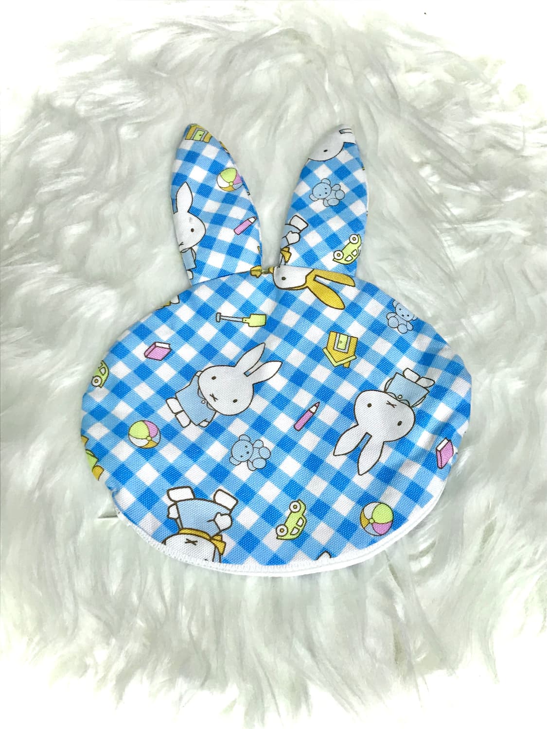 미피 토끼 체크 파우치 상품이미지1