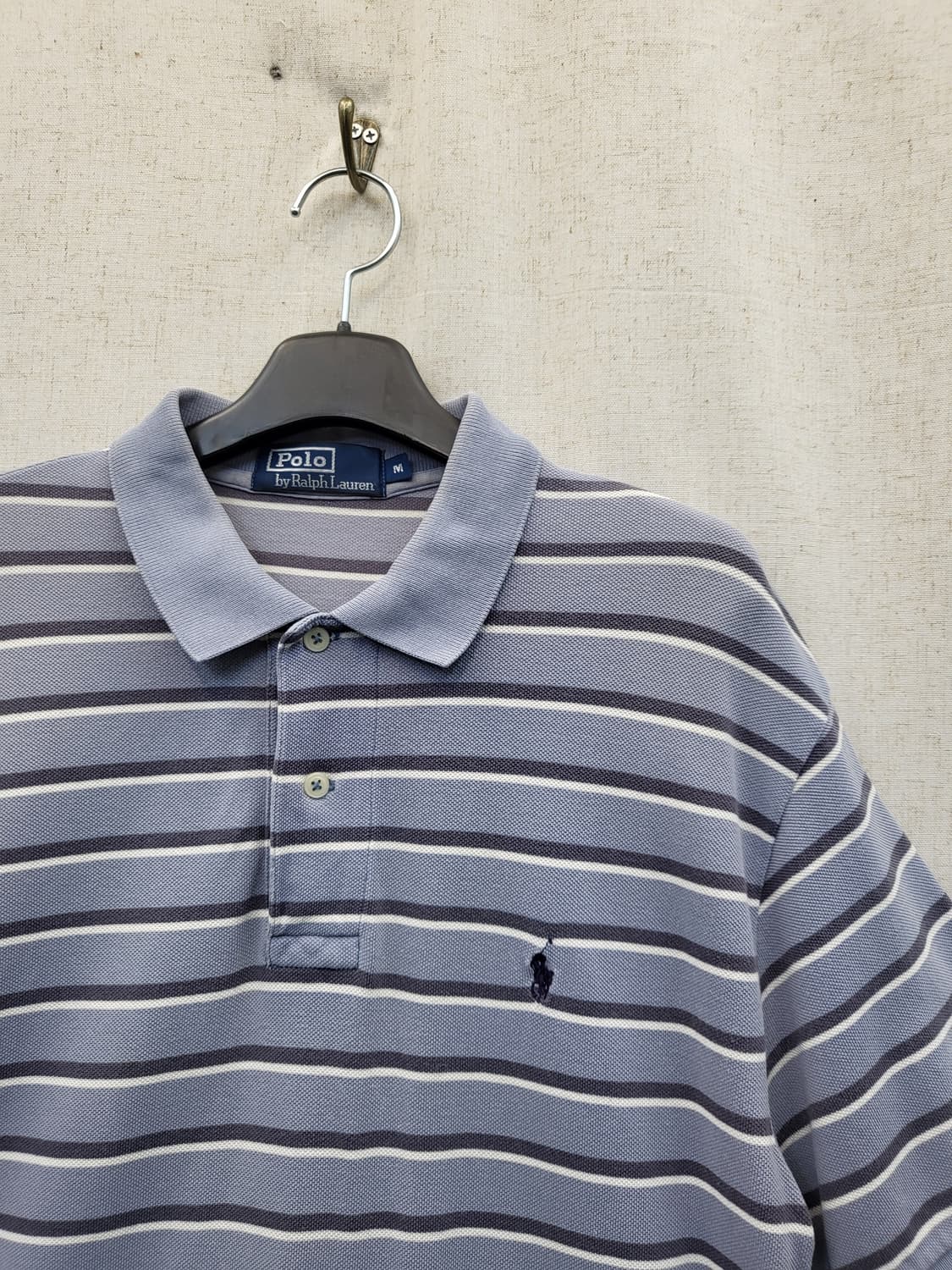 폴로 랄프로렌 스트라이프 반팔 카라티 상품이미지3