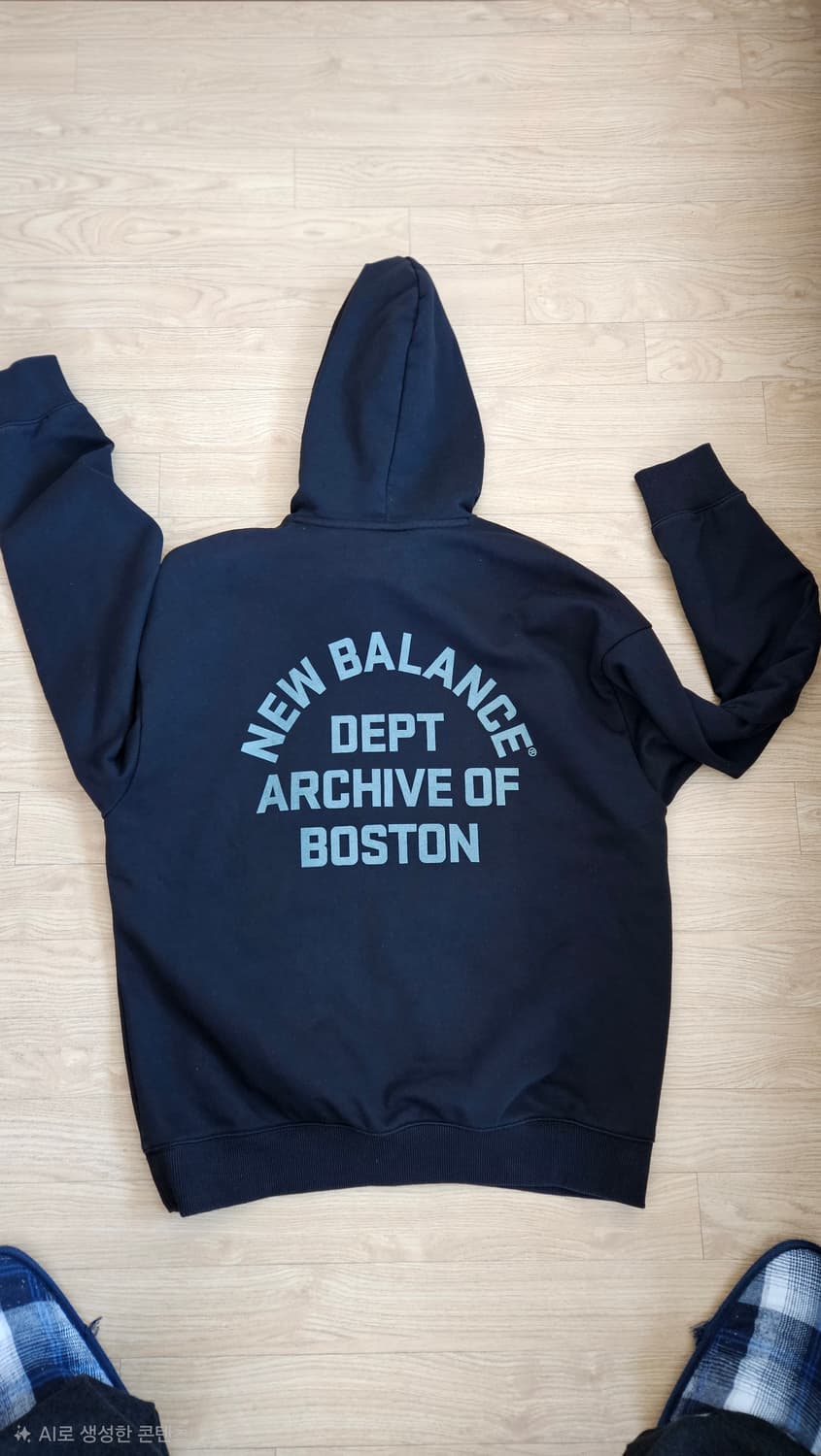 뉴발란스 uni 보스턴 아카이브 후드티 M 상품이미지3