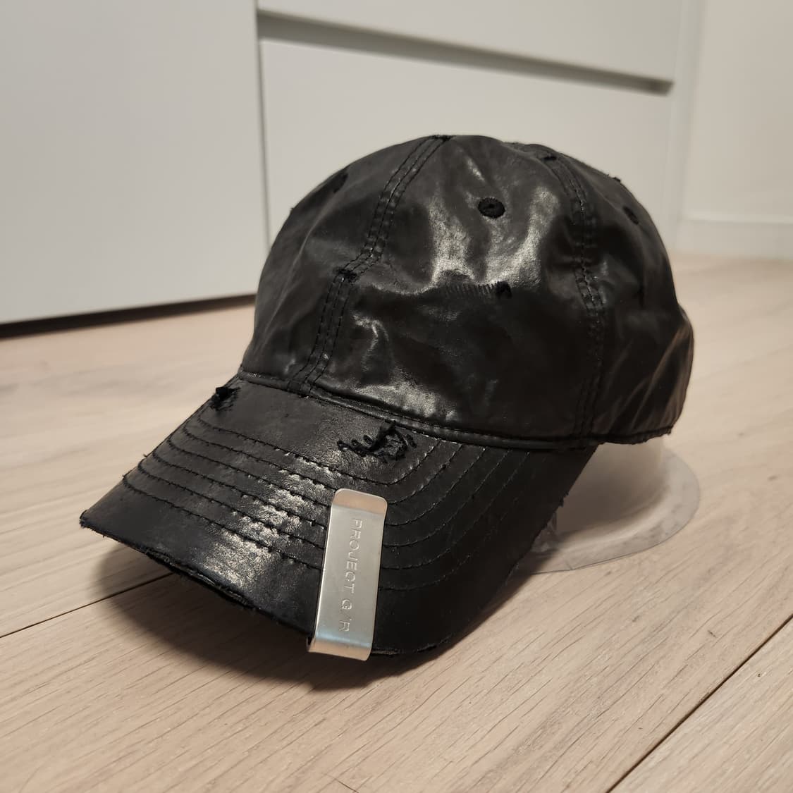 프로젝트 gr 머니 클립 코티드 캡 블랙 상품이미지2