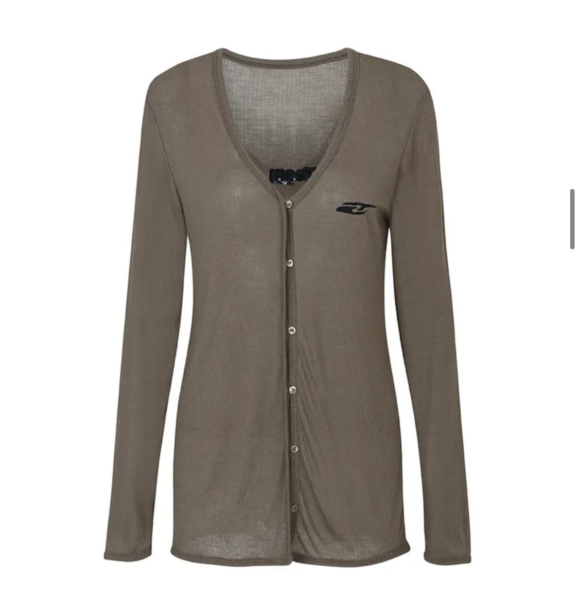 DRAPE LONG CARDIGAN KHAKI 상품이미지6