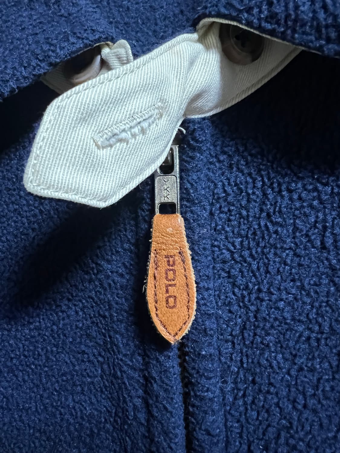 폴로 랄프로렌 네이비 플리스 집업 상품이미지4