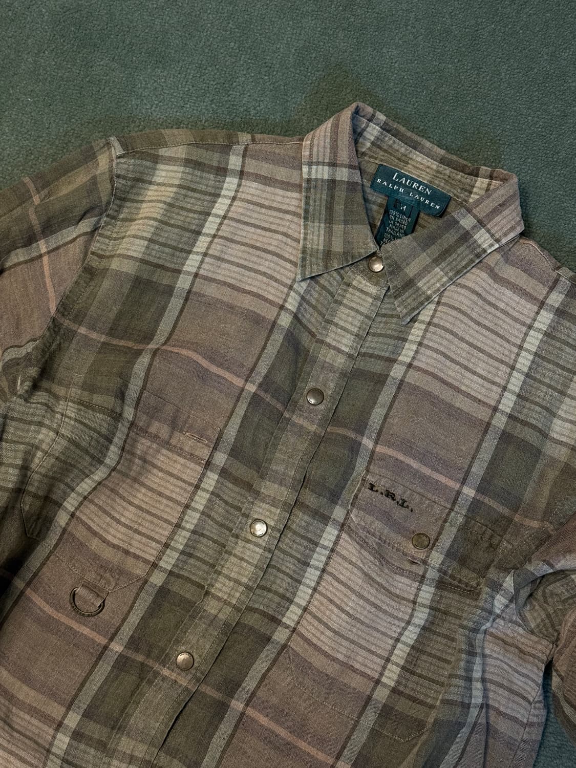 로렌랄프로렌 플란넬 셔츠 상품이미지3