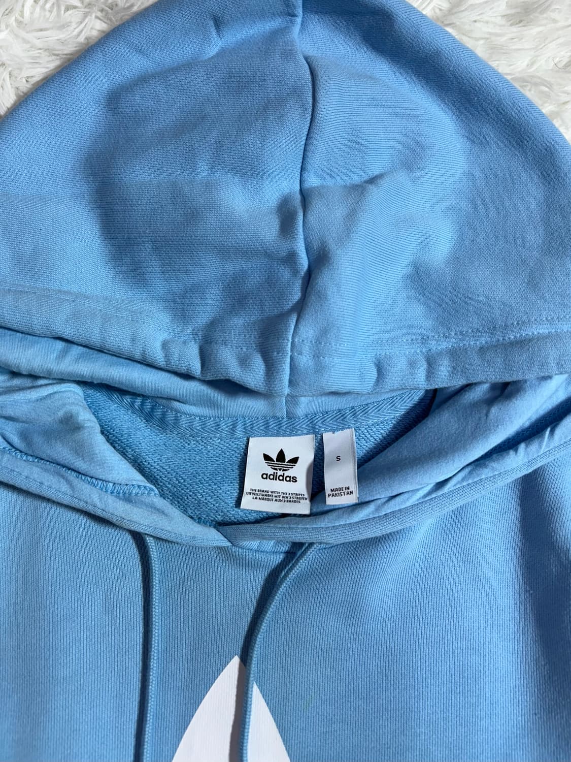 아디다스 빅로고 베이비블루 후드  상품이미지6