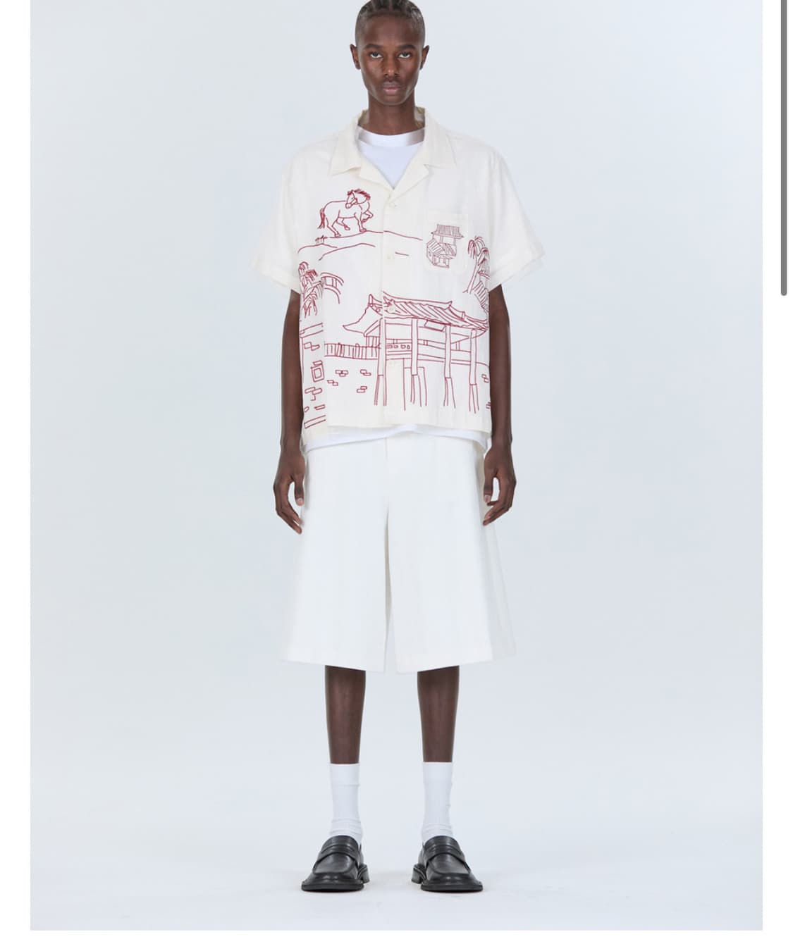 STU HISTORIC SITE EMBROIDERY SHIRT (IVOR 상품이미지2