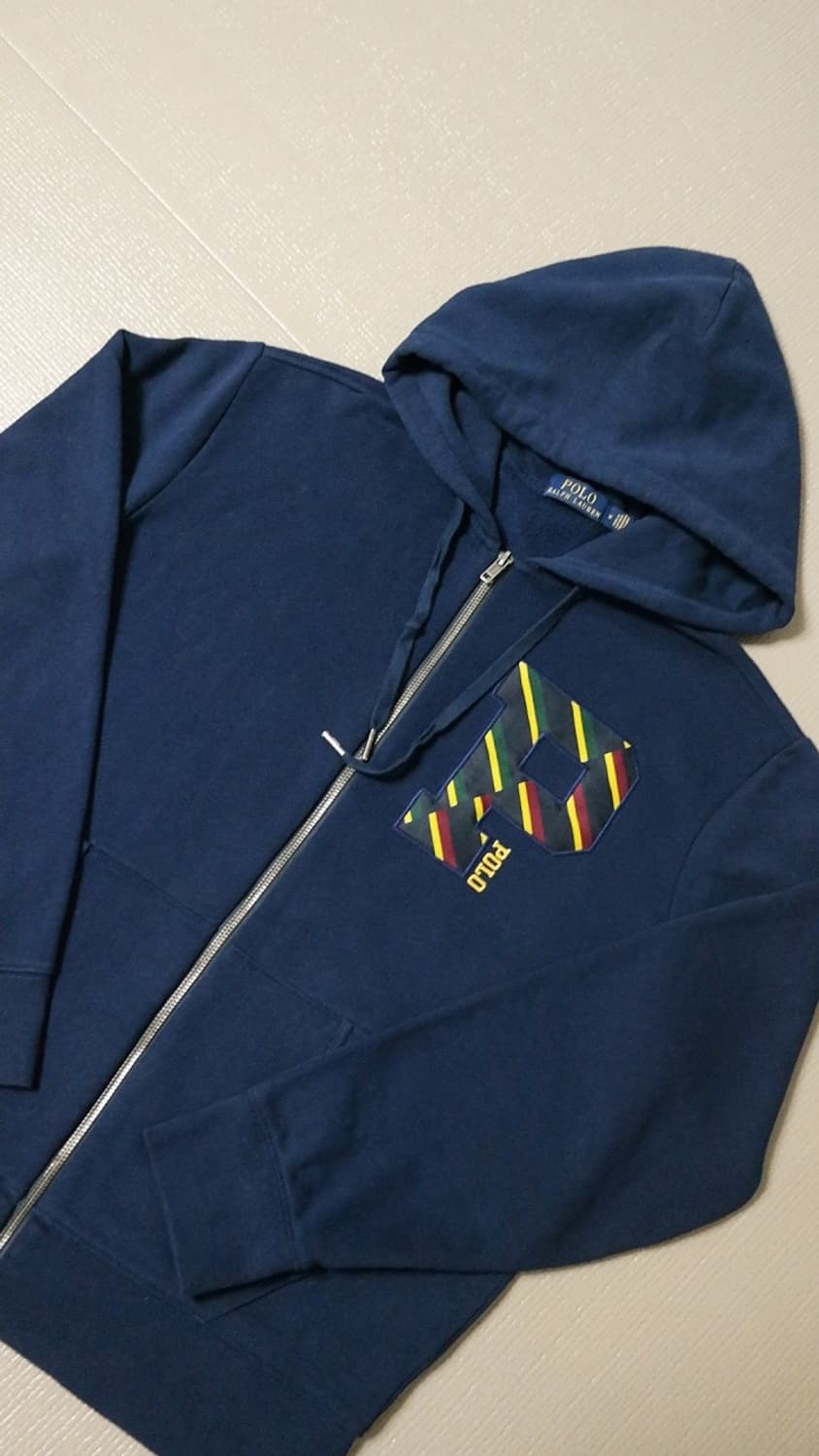 폴로 랄프로렌 레터맨 후드집업 네이비 M 상품이미지2