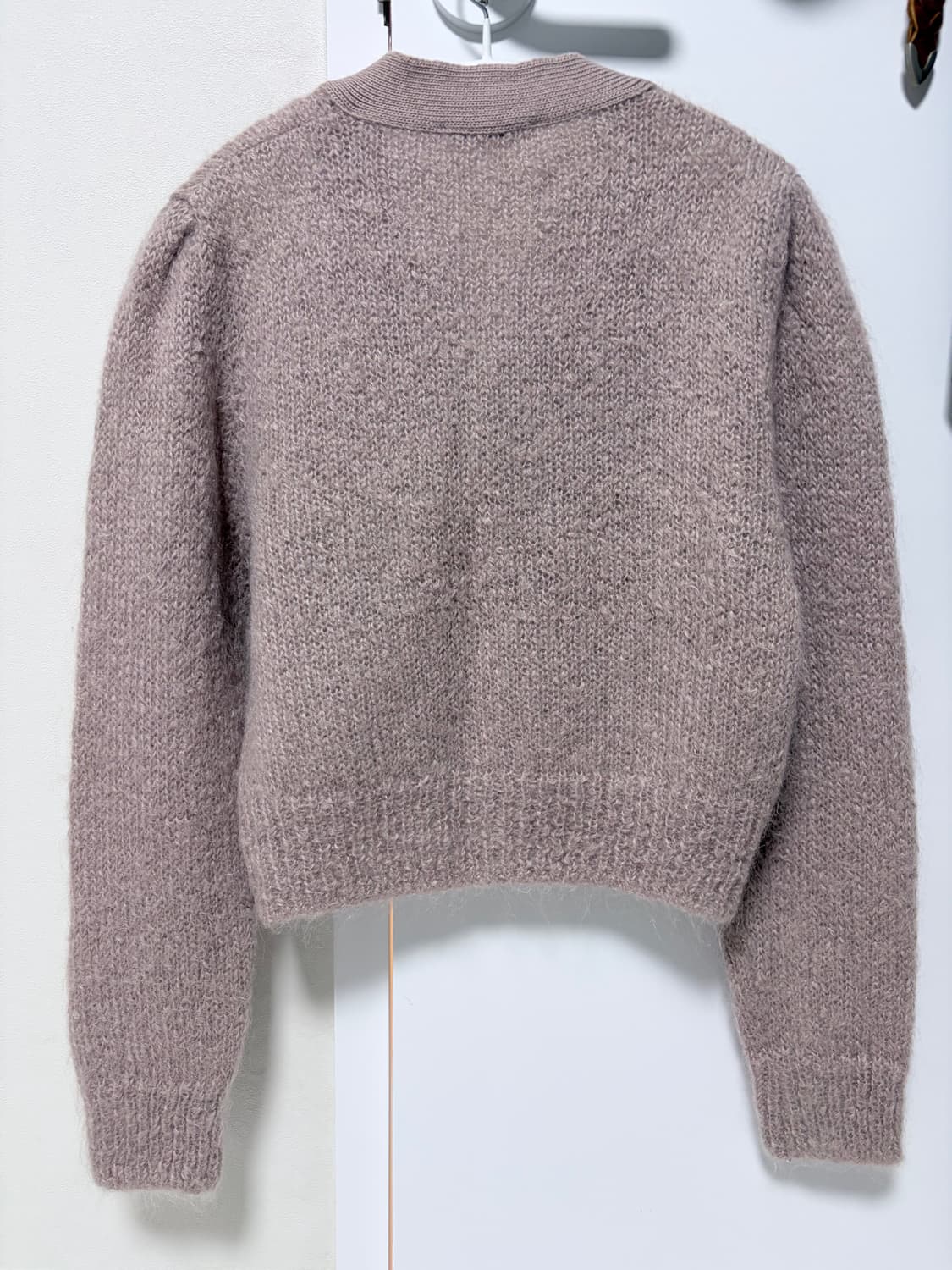 아모멘토 그랜마 가디건 더스트 핑크 o사이즈 상품이미지2